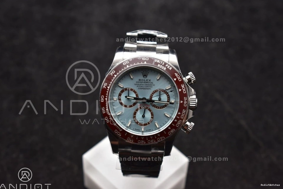 Best Dial SS Clean Markers Comfortable 1:1 Daytona Edition SS on Clone Bracelet Asian 785 904L Ice 904L Super Sticks Blue 126506 0331